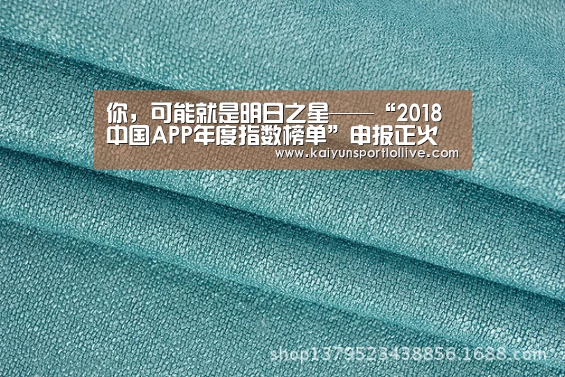 你,可能就是明日之星——“2018中国APP年度指数榜单”申报正火热进行“开云电竞”(图1) 开云电竞