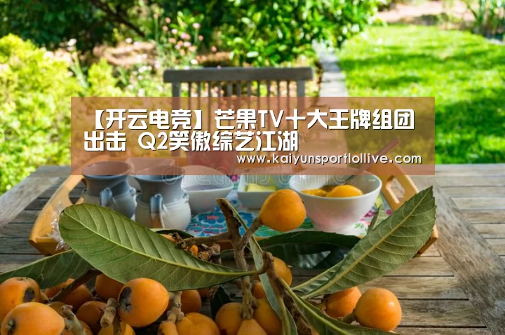 【开云电竞】芒果TV十大王牌组团出击 Q2笑傲综艺江湖(图1) LOL直播